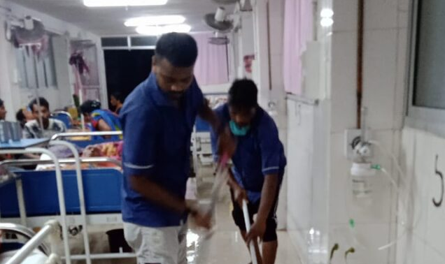 जमशेदपुर में देर रात तक होती रही वर्षा