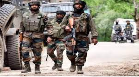 जम्मू कश्मीर में आतंकवादियों के साथ मुठभेड़