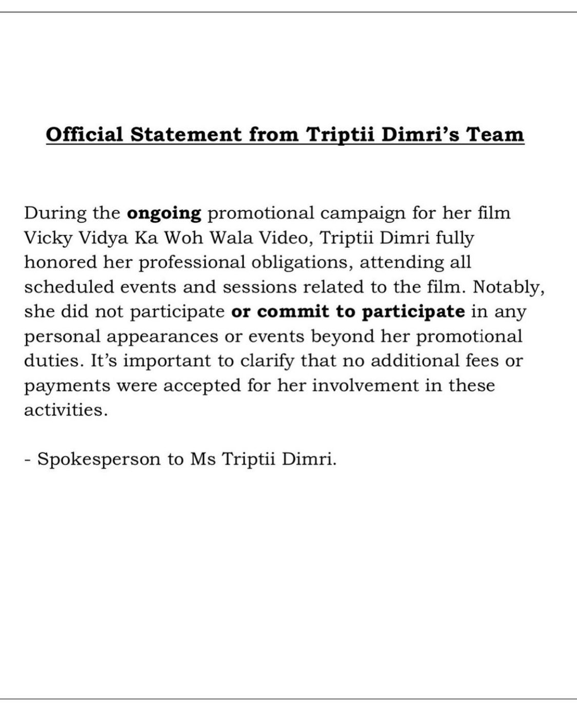 tripti dimri 