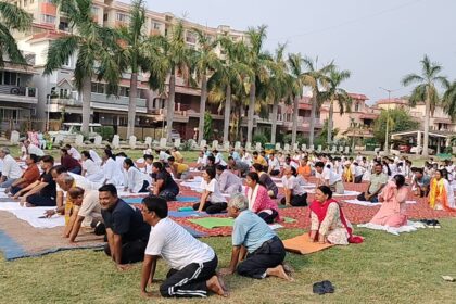 yoga day celebrated at Jamshedpur