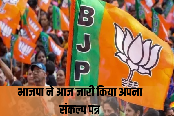 भाजपा लोकसभा चुनाव के लिए आज जारी किया अपना संकल्प पत्र, ज़ुर्म, BJP released Resolution »