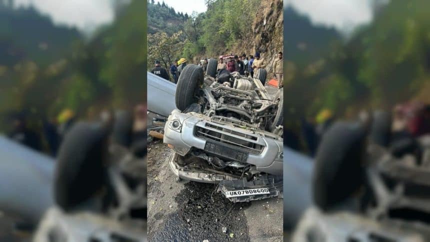 Tragic Accident on Mussoorie road