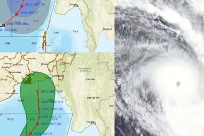 Cyclone Storm in Bay of Bengal