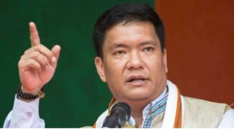 Khandu Take Oath Arunachal CM