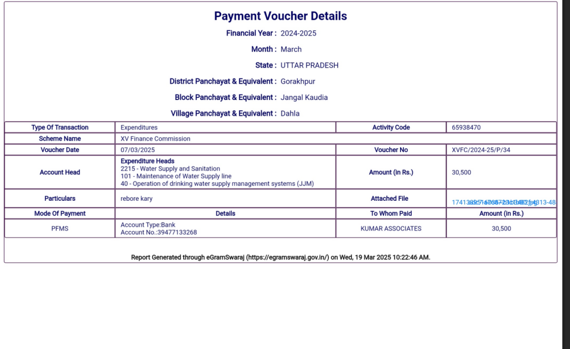 गलत भुगतान के मामले में जिला पंचायत राज अधिकारी ने दिया जांच का आदेश