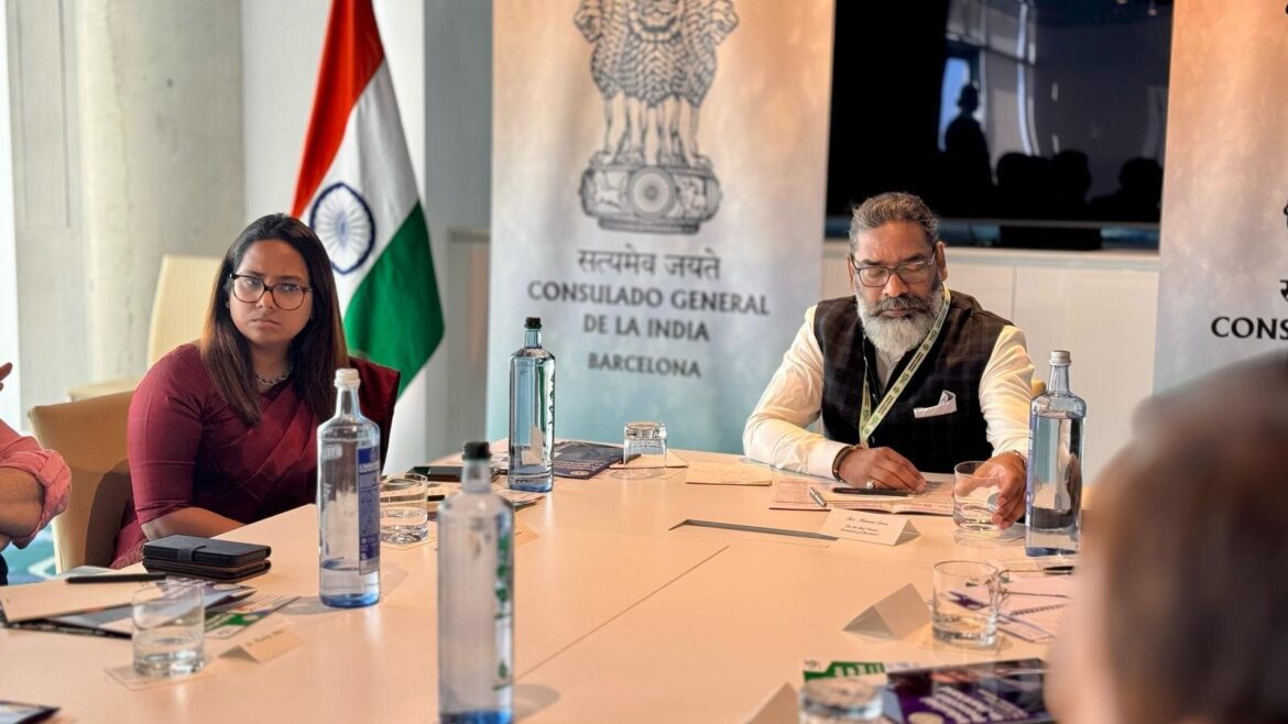 Chief Minister Hemant Soren is on tour Spain and Sweden jharkhand Chief Minister Hemant Soren is on tour Spain and Sweden jharkhand