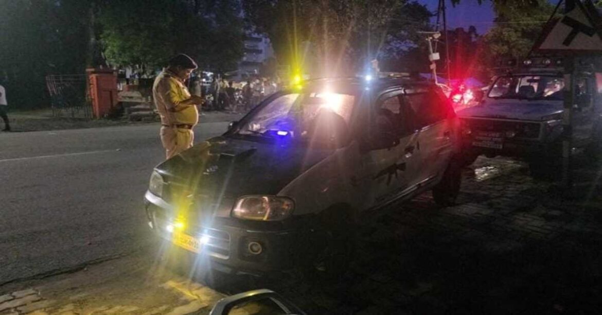 Hazaribagh police seized fake police siren car