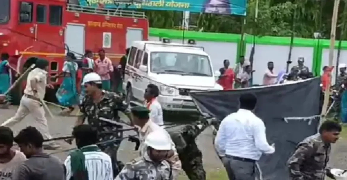 Tension during Hul Diwas in Bhognadih as police clash with Santhal tribals