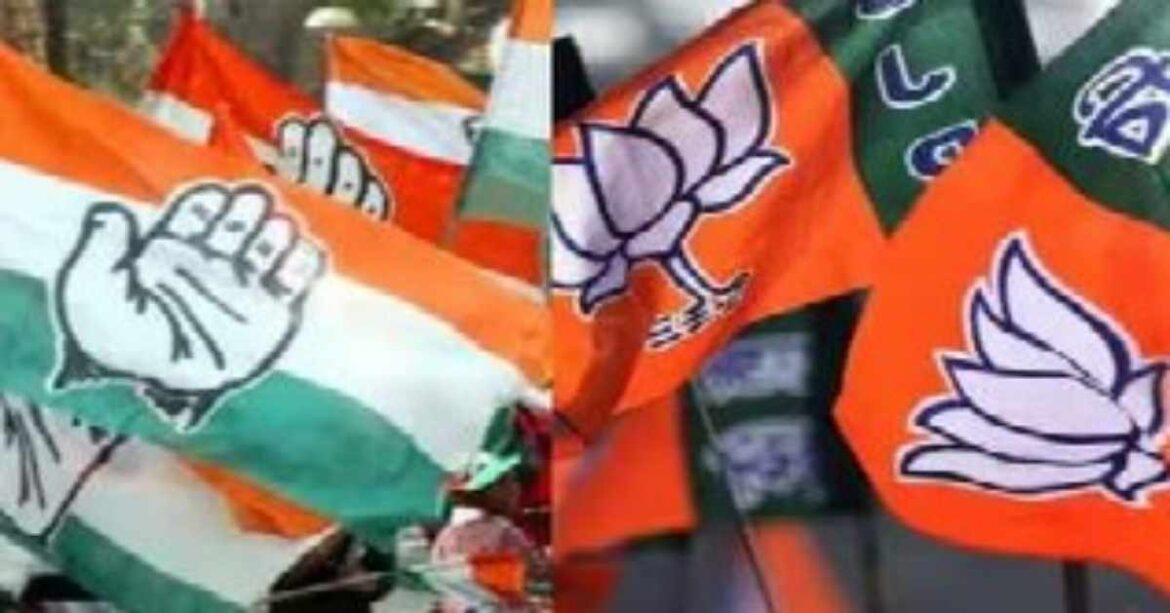 Congress-BJP Flag