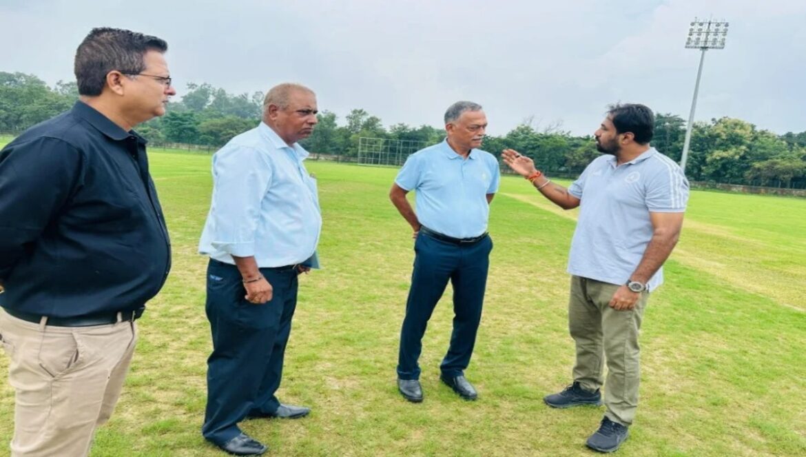 BCCI May Host Matches in Hazaribagh: Inspection Team Visits Stadium BCCI inspection team visits Hazaribagh stadium for potential cricket matches