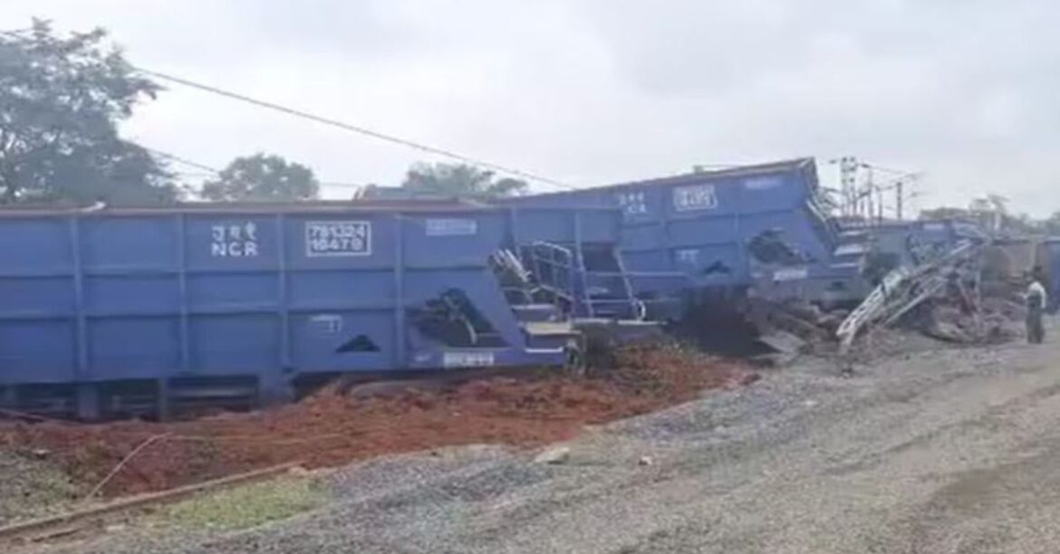 Goods -train -derailed- Sahibganj-