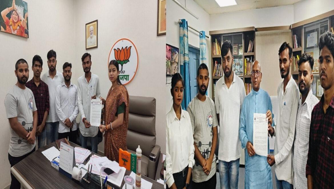 ABVP delegation submits memorandum to Jamshedpur MLAs against University Bill 2025