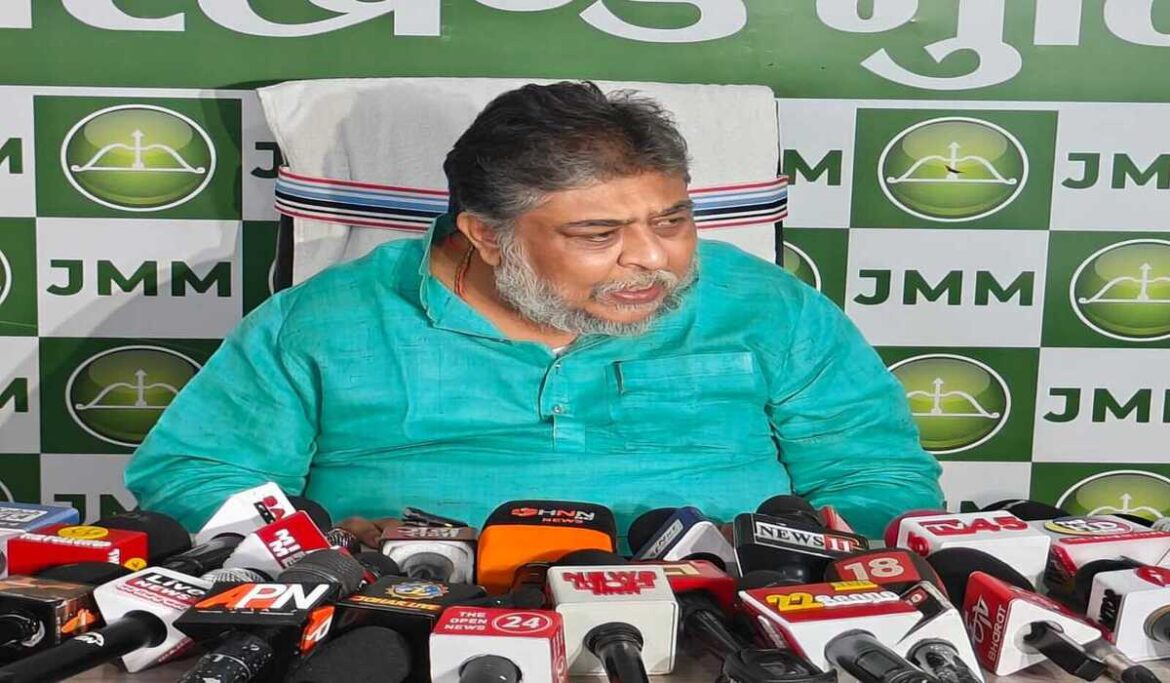 Supriyo Bhattacharya slams BJP on women atrocities in Ranchi press meet