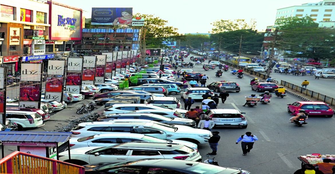 ट्रैफिक व्यवस्था में किया गया बदलाव