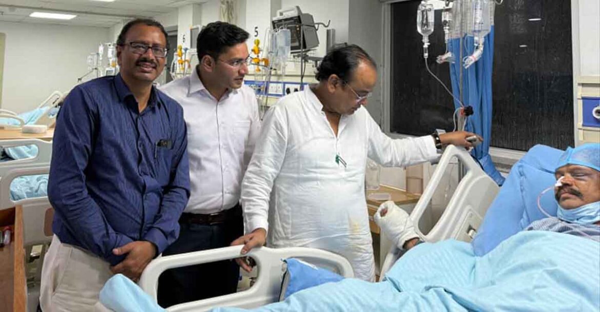 vimal lakra health update minister irfan ansari curista hospital visit