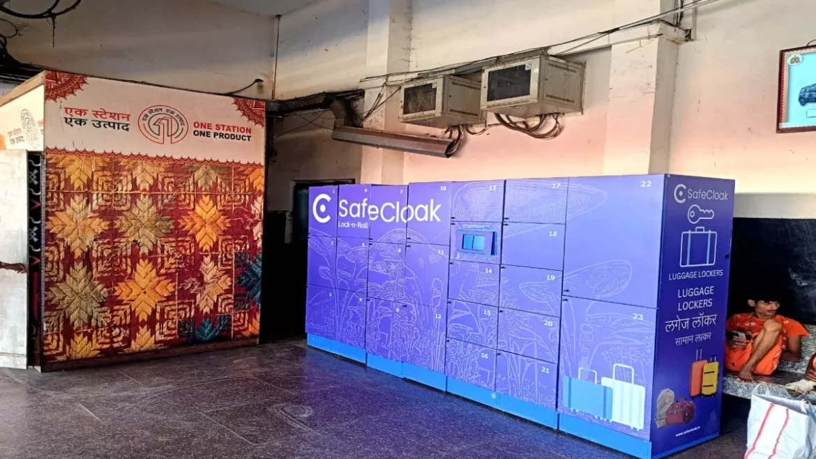 Digital locker facility at Gorakhpur Junction for railway passengers with OTP-based luggage booking