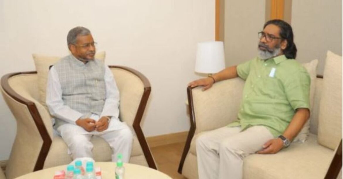 Hemant Soren Babulal Marandi meeting