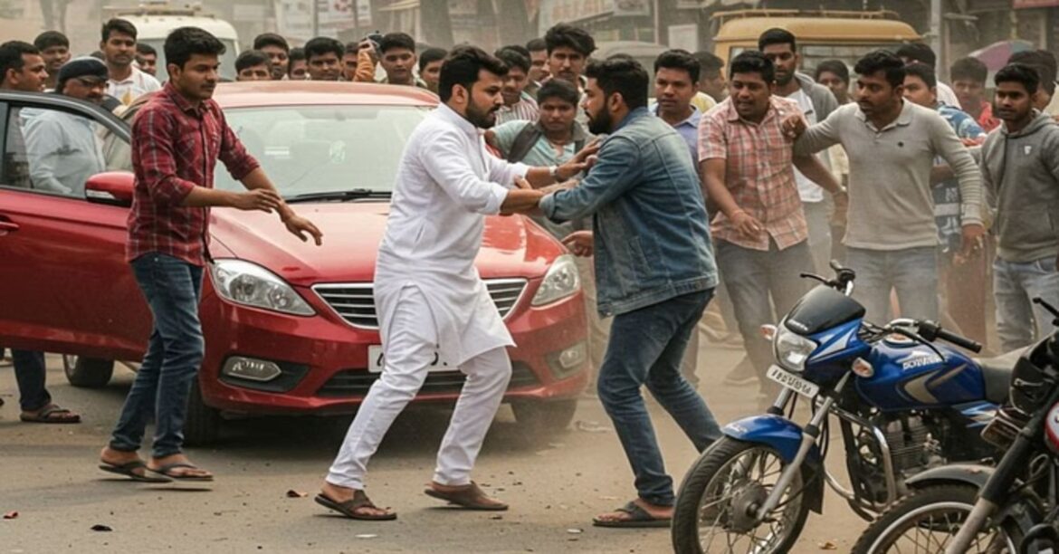 Delhi police arrest suspects in Kamla Market road rage shooting where a couple was attacked over horn honking