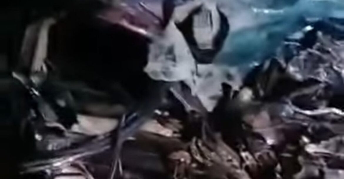 Hyva truck accident site in Ramgarh where elderly woman died