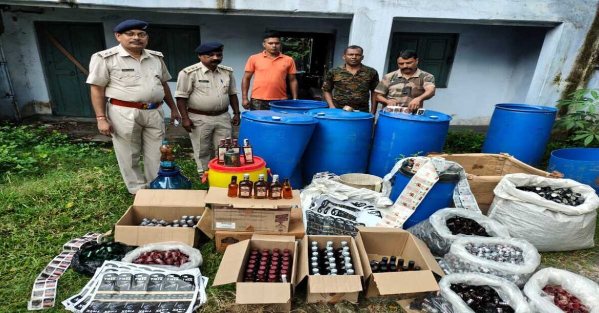fake liquor factory busted