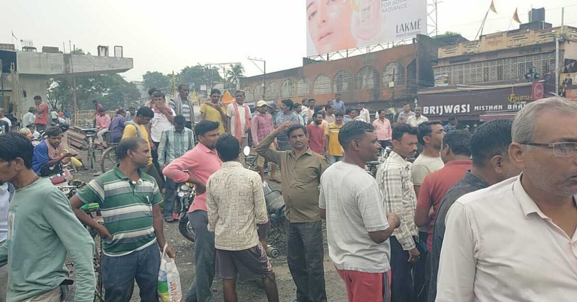jamshedpur mango chouk protest