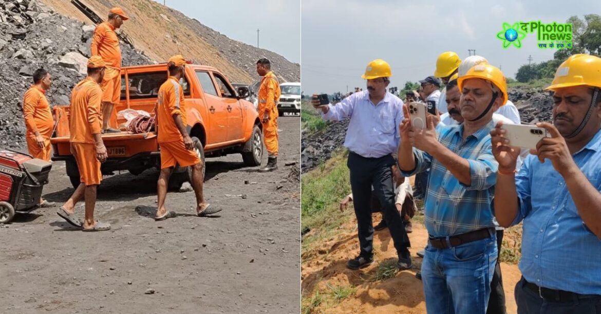 Katras Landslide Driver's Body