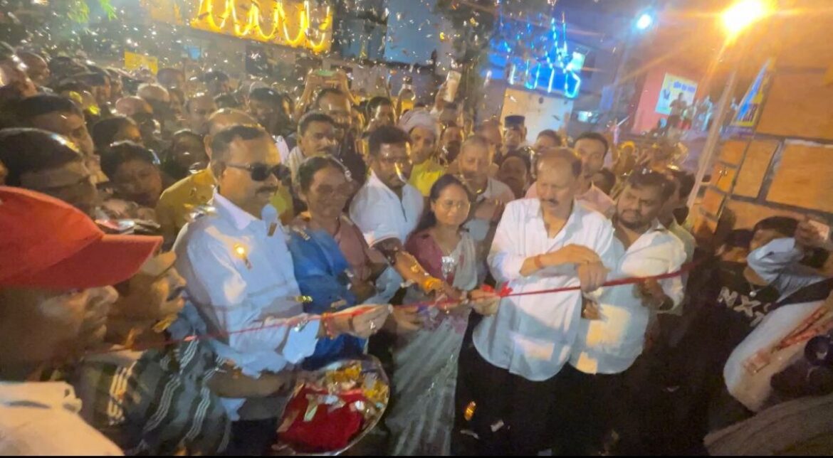 Durga puja Pandal inauguration in adityapur, Jamshedpur