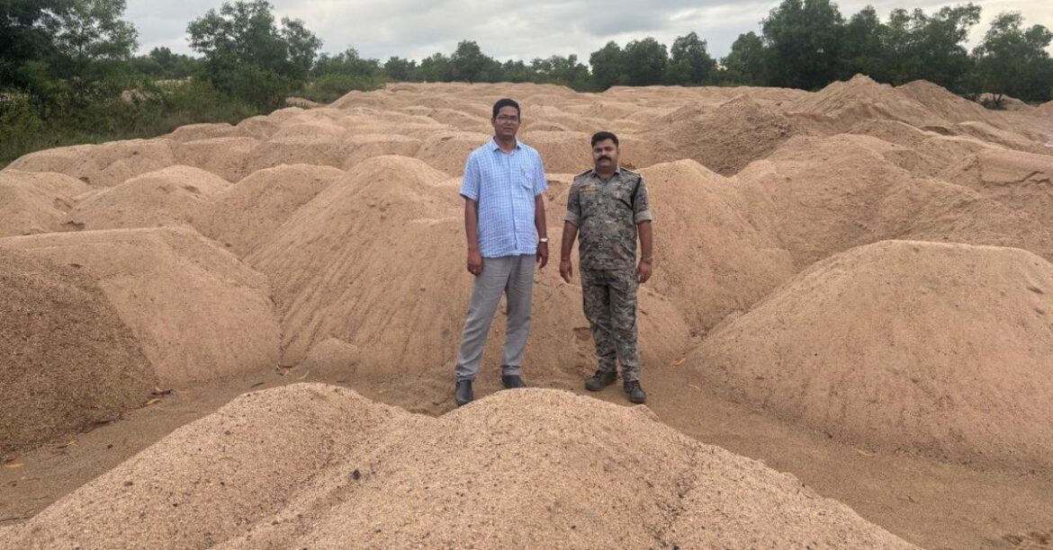 Saraikela sand seizure Saraikela sand seizure