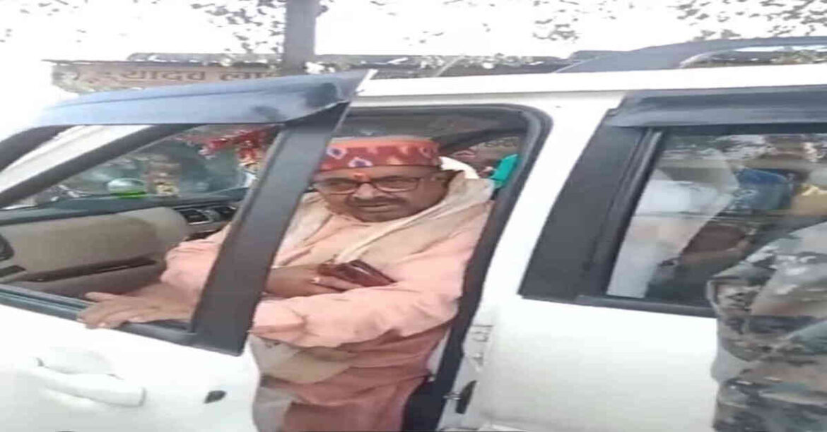 "Former MP Ravindra Kumar Rai accident Scorpio hits bike rider Ranchi"