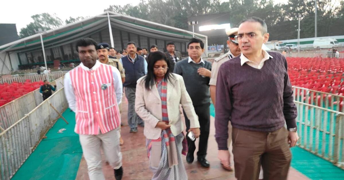 JHARKHAND NEWS: झारखंड स्थापना दिवस की तैयारियां अंतिम चरण में, मोरहाबादी  पहुंची गृह सचिव - The Photon News