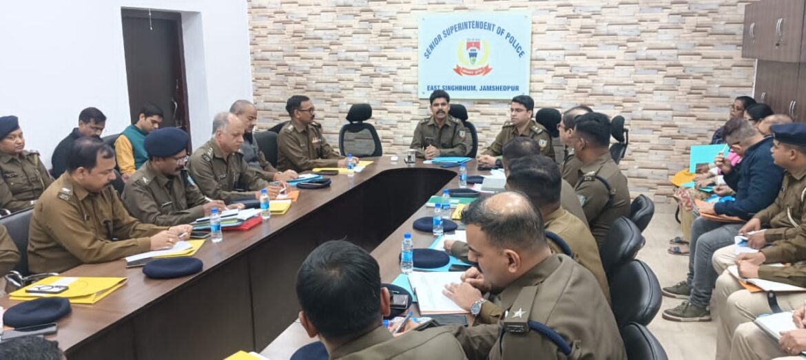 Crime-Meeting, Jamshedpur Police
