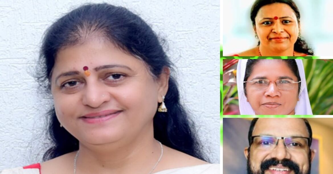 **Alt Text (in English):** CISCE Derozio Award 2025 presented to Preeti Sinha, Principal of Gulmohar School Jamshedpur