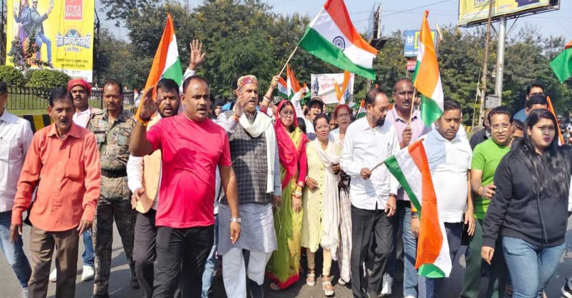 Grand Unity March in Jamshedpur on Sardar Patel's 150th birth anniversary with massive public participation