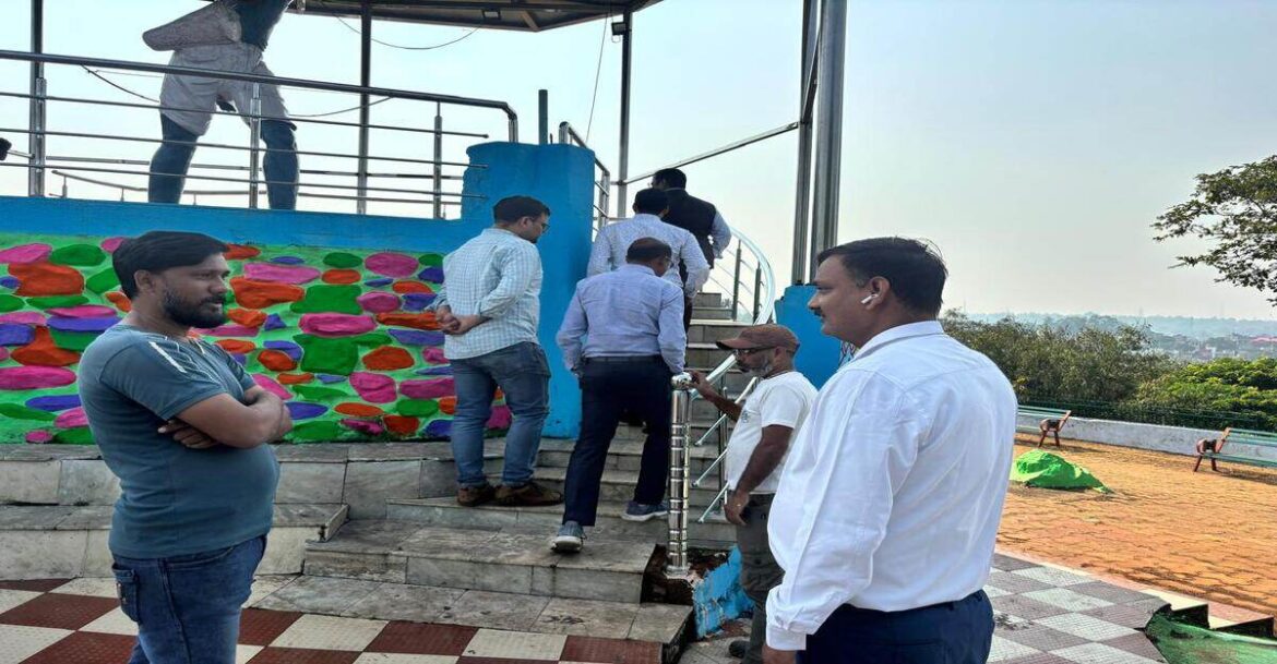 Jamshedpur Birsa munda idol to be beautify.