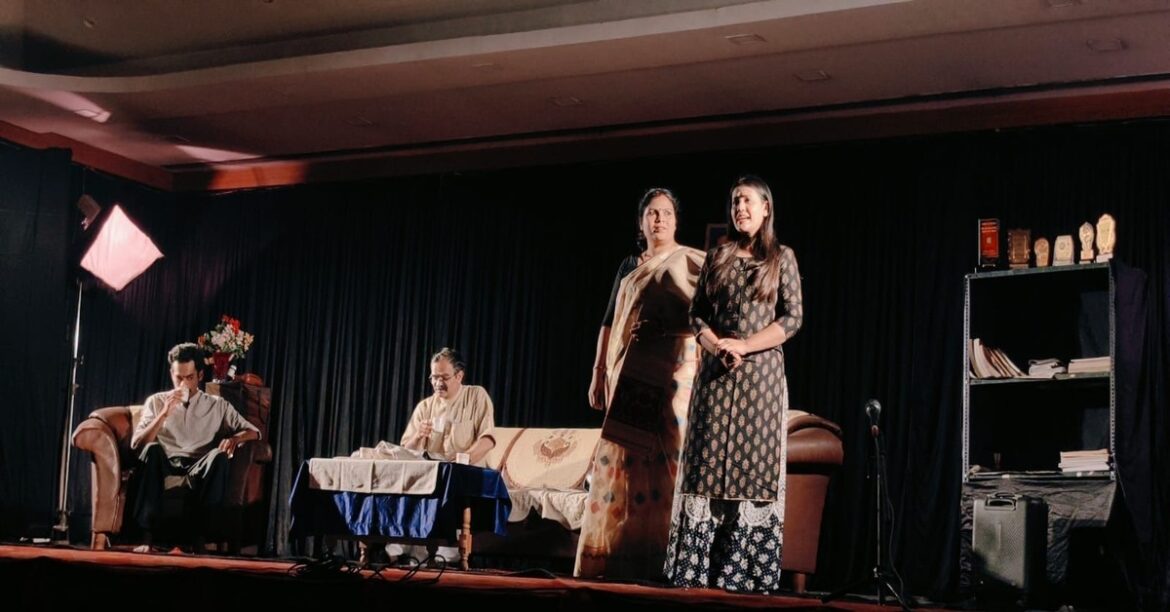 Stage performance of Vijay Tendulkar’s classic play Kanyadaan highlighting social change themes