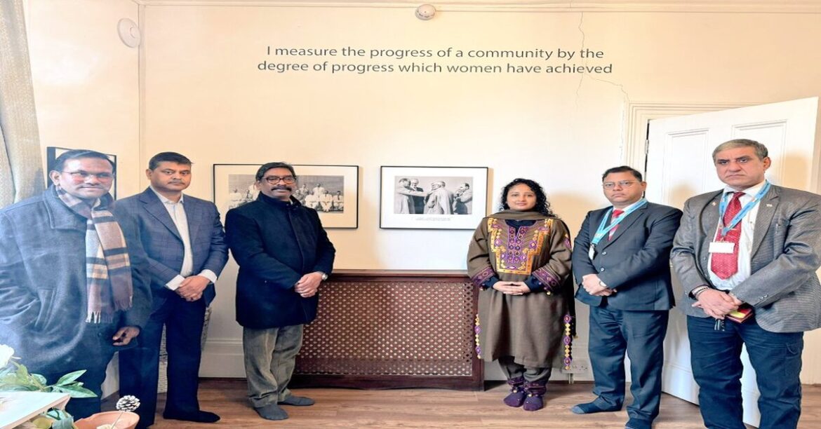 लंदन में सीएम हेमंत सोरेन