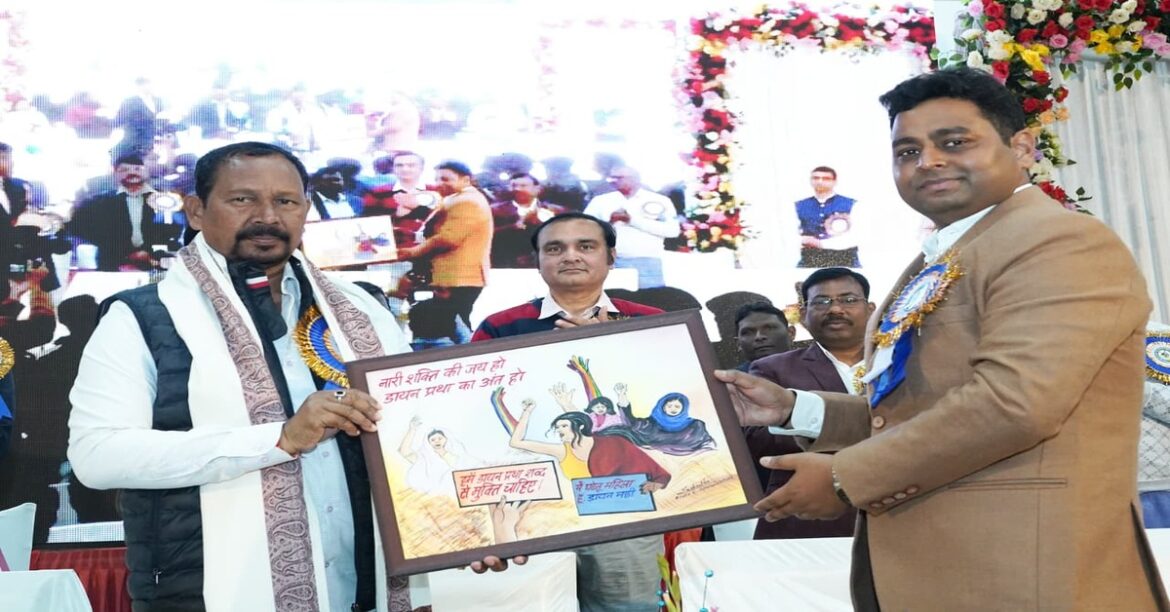 Officials and participants attending Child Marriage Free Jharkhand campaign training and workshop in Chaibasa