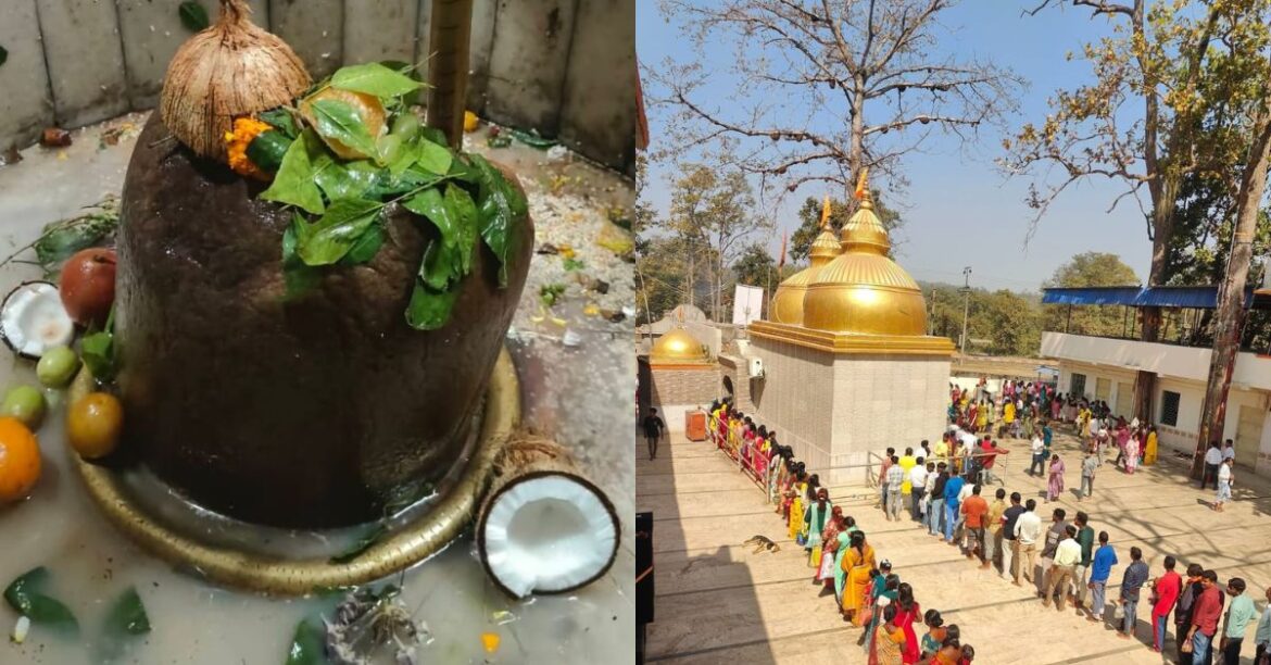Devotees performing Jalabhishek at Mahadevshal Dham and Murga Mahadev temples in Chaibasa on Mahashivratri