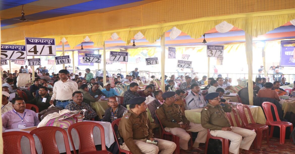 CCTV monitoring at polling stations during West Singhbhum municipality election