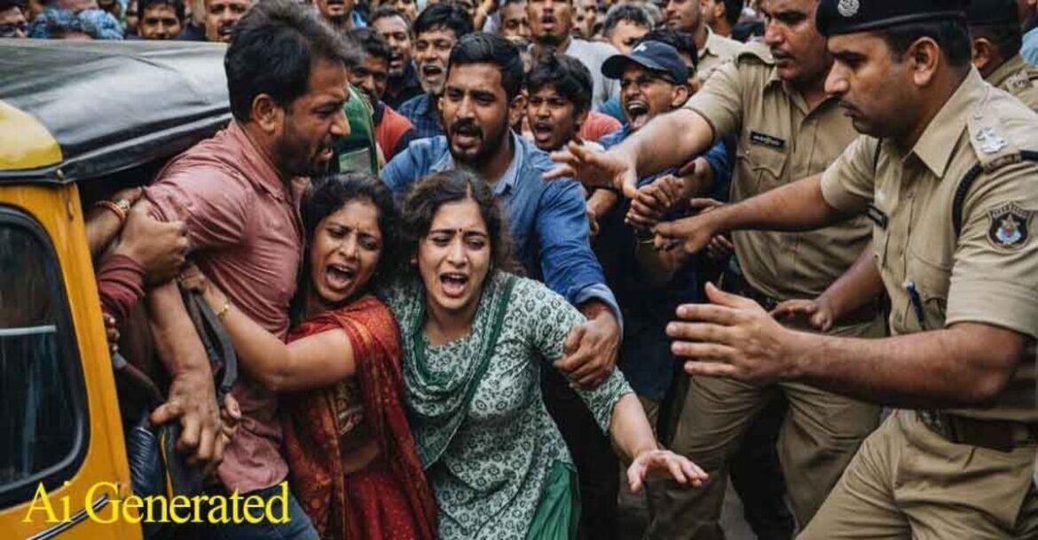 रांची में बच्चा चोरी पर बवाल