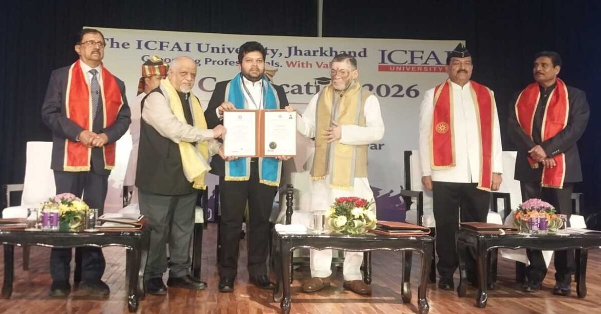 इक्फाई यूनिवर्सिटी का दीक्षांत समारोह