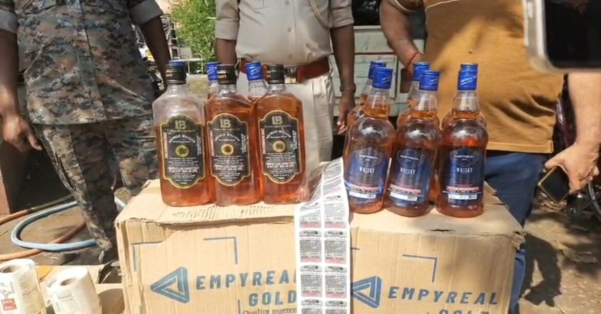 Chaibasa Illegal Liquor Factory Busted in Excise Raid
