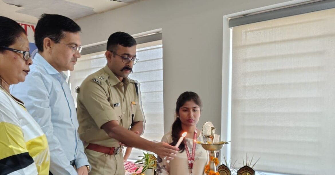 Rural SP addressing an anti-drug awareness campaign in Ghatshila