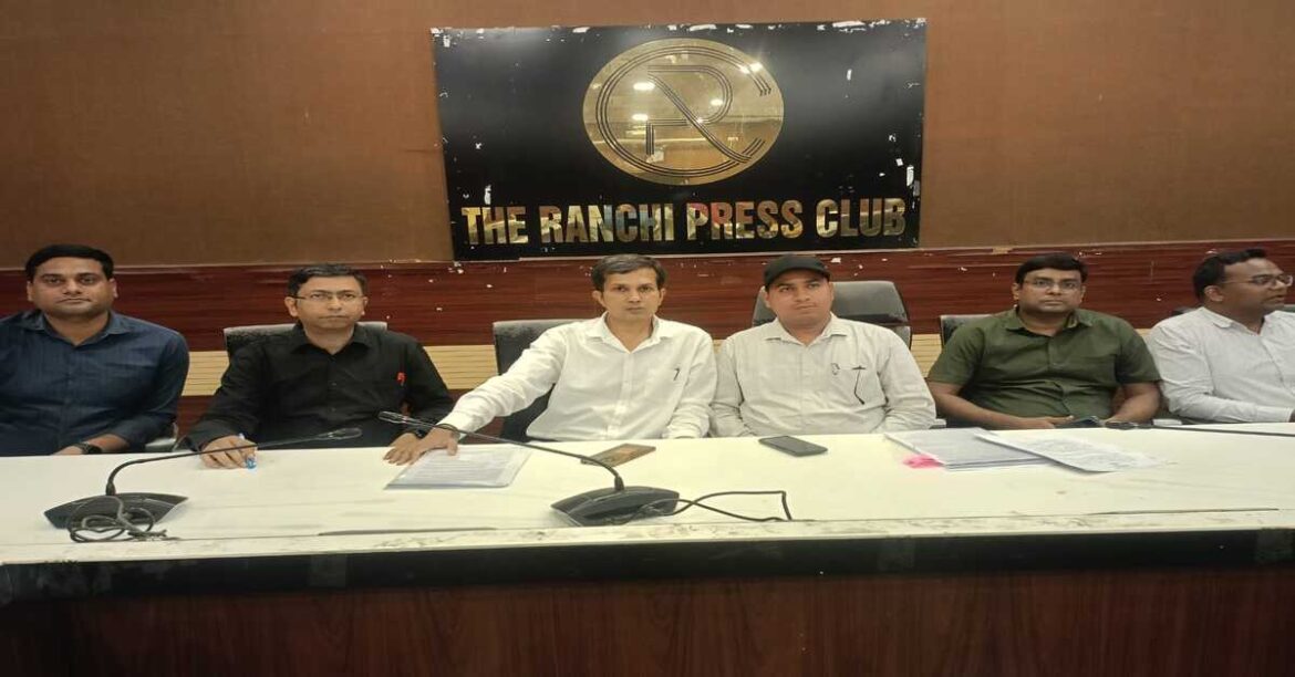 Jharkhand Secretariat Union Protest in Ranchi