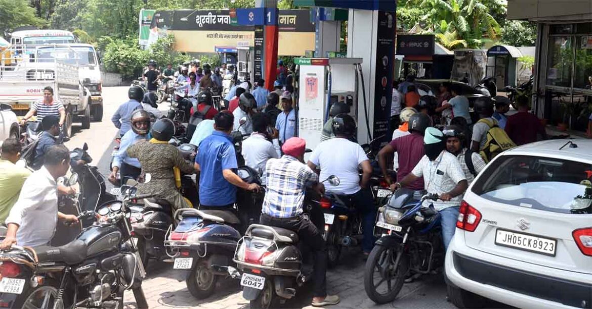 Jamshedpur petrol diesel shortage
