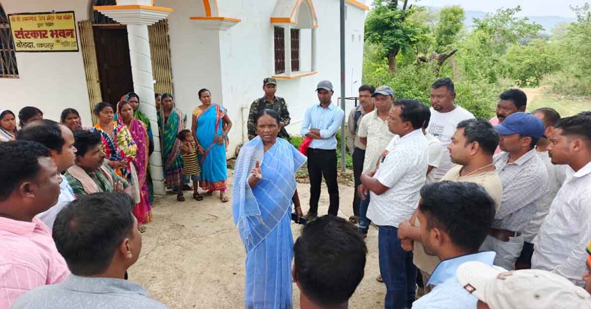 Joba Majhi road construction villagers demand