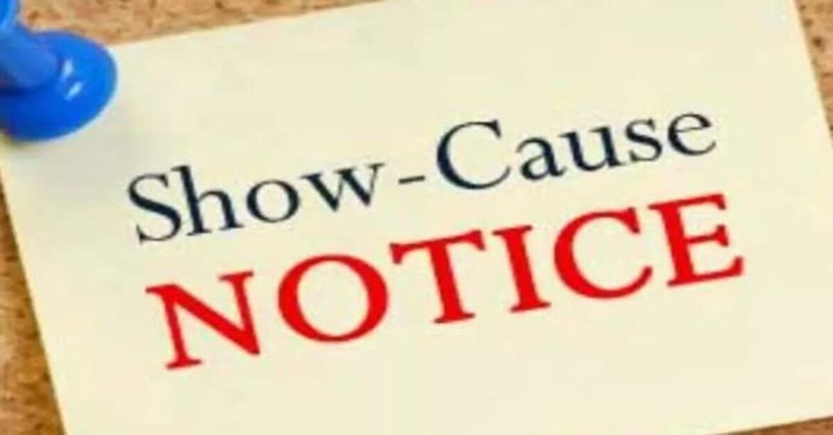 Show cause notice