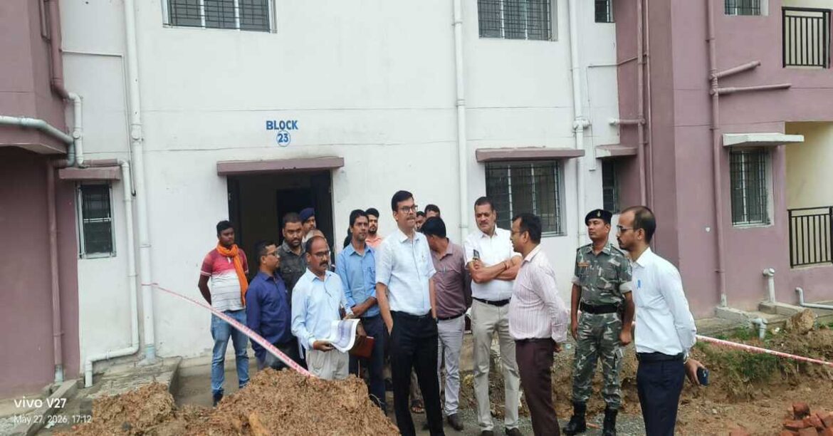 Jamshedpur PM Avas Scheme Moharda Housing Project Inspection