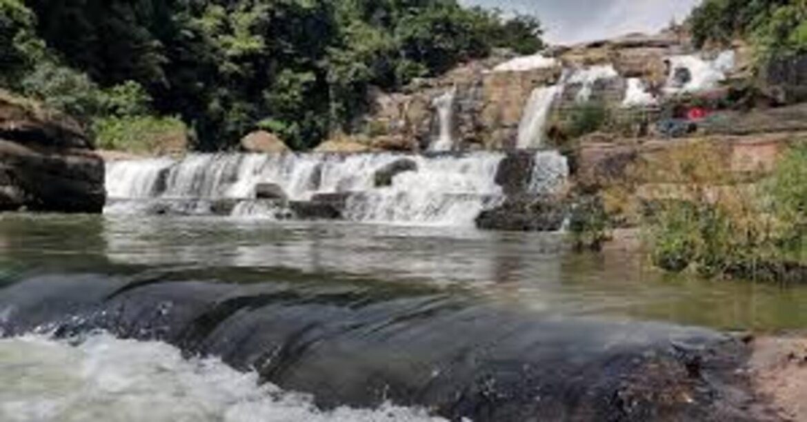 Jonha Falls waterfall surrounded by lush greenery in Ranchi Jharkhand