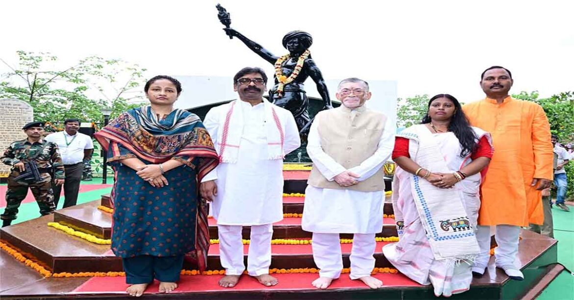 Birsa Munda Death Anniversary Hemant Soren